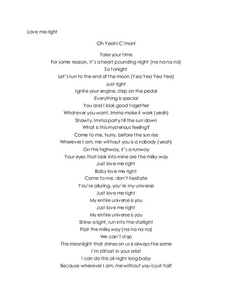 love it lyrics|love it romanized lyrics.